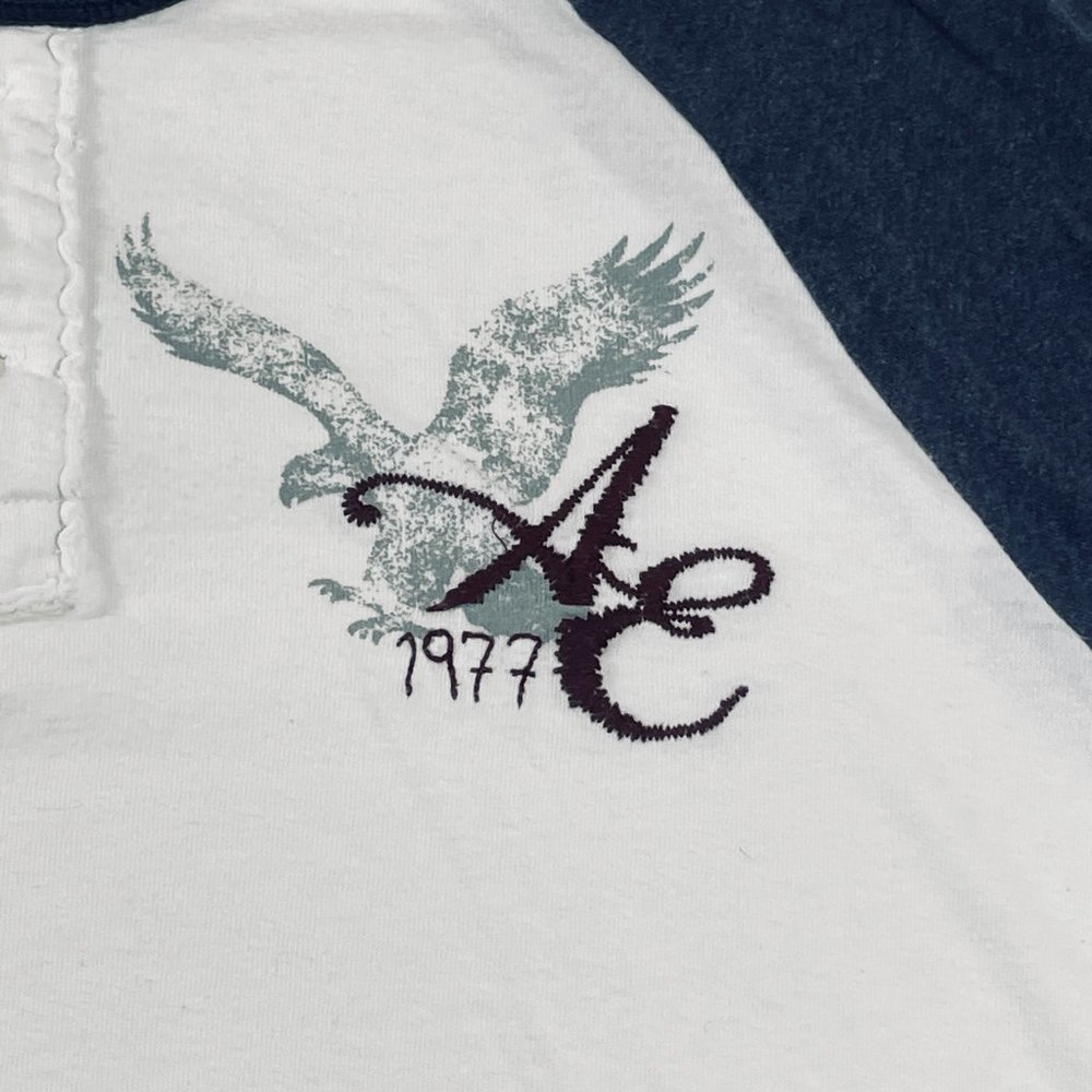 American Eagle AE Henley T Shirt - Picture 2 of 7